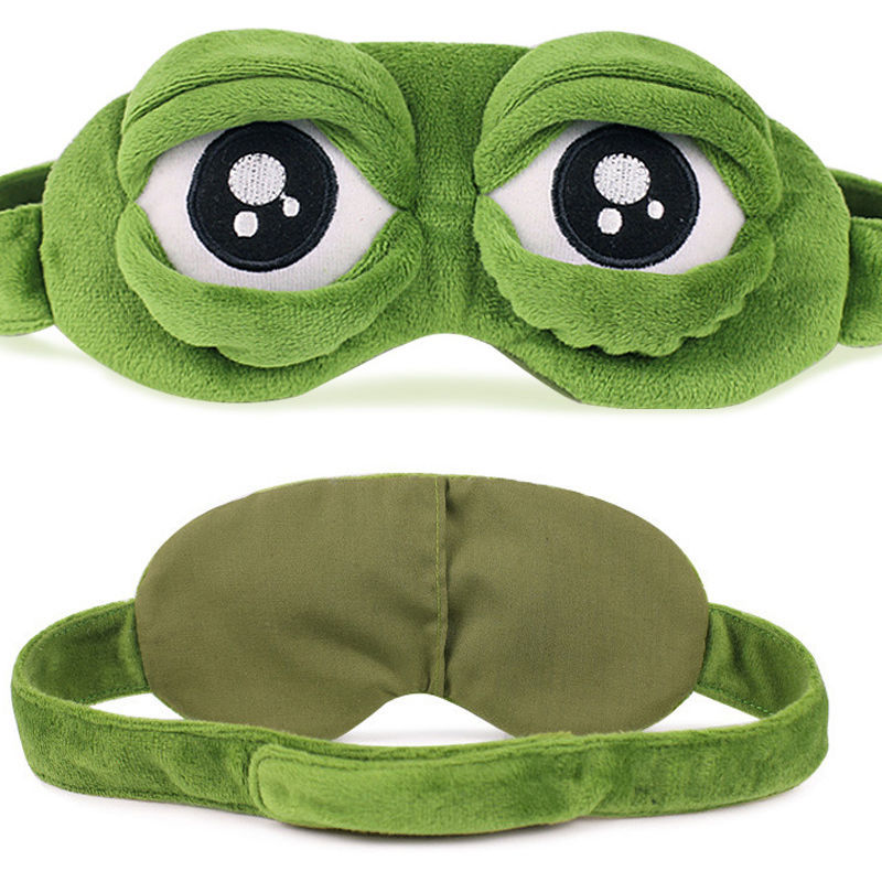 Pepe the frog Sad frog 3D Eye Mask Cover Sleeping Rest Sleep Anime Funny