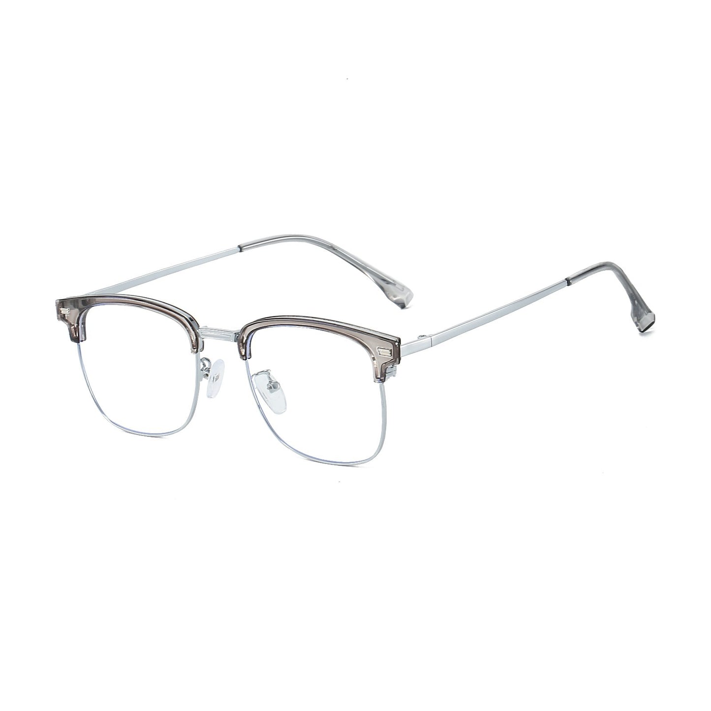 Unisex Metal Square Anti Blue Light Glasses – Eye Protection for Screens