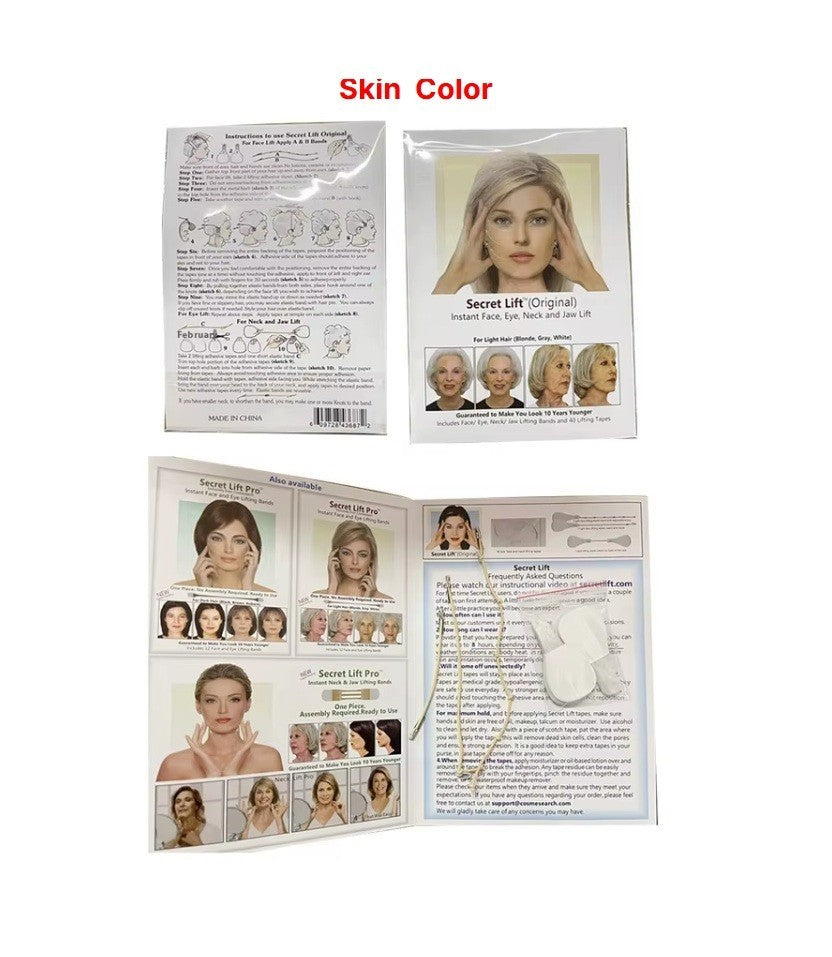 40x Instant Face,Neck and Eye Lift Neck Lift Facelift Tapes Bands Secret Lift