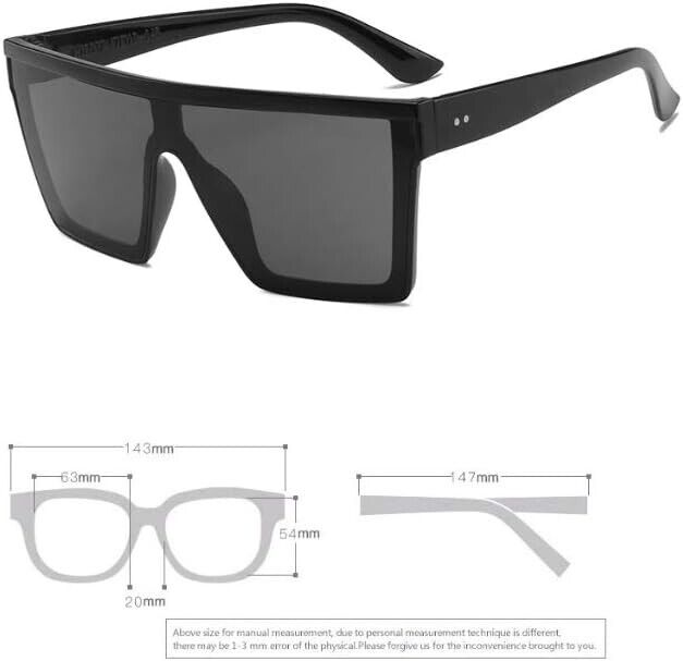 Large Oversized Ladies Women Sunglasses Desinger Big Frame Retro Vintage Fashion