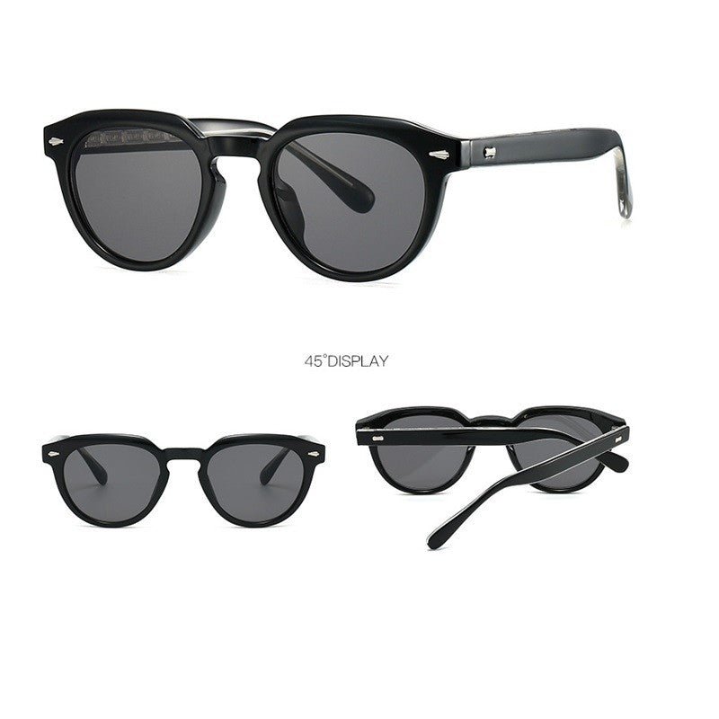 Unisex Luxury Round Sunglasses | Durable Metal Hinges