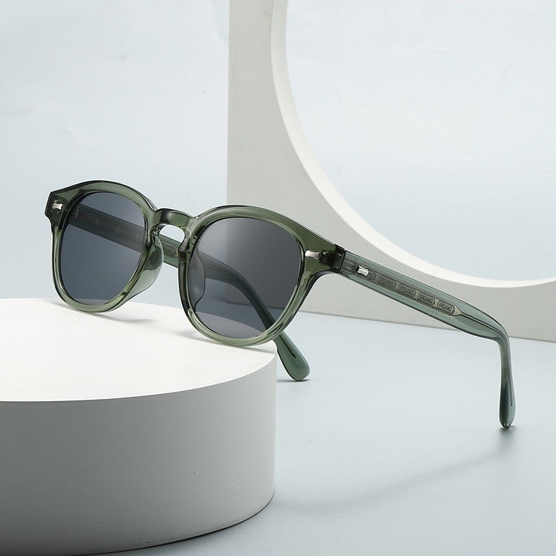 Unisex Luxury Round Sunglasses | Durable Metal Hinges