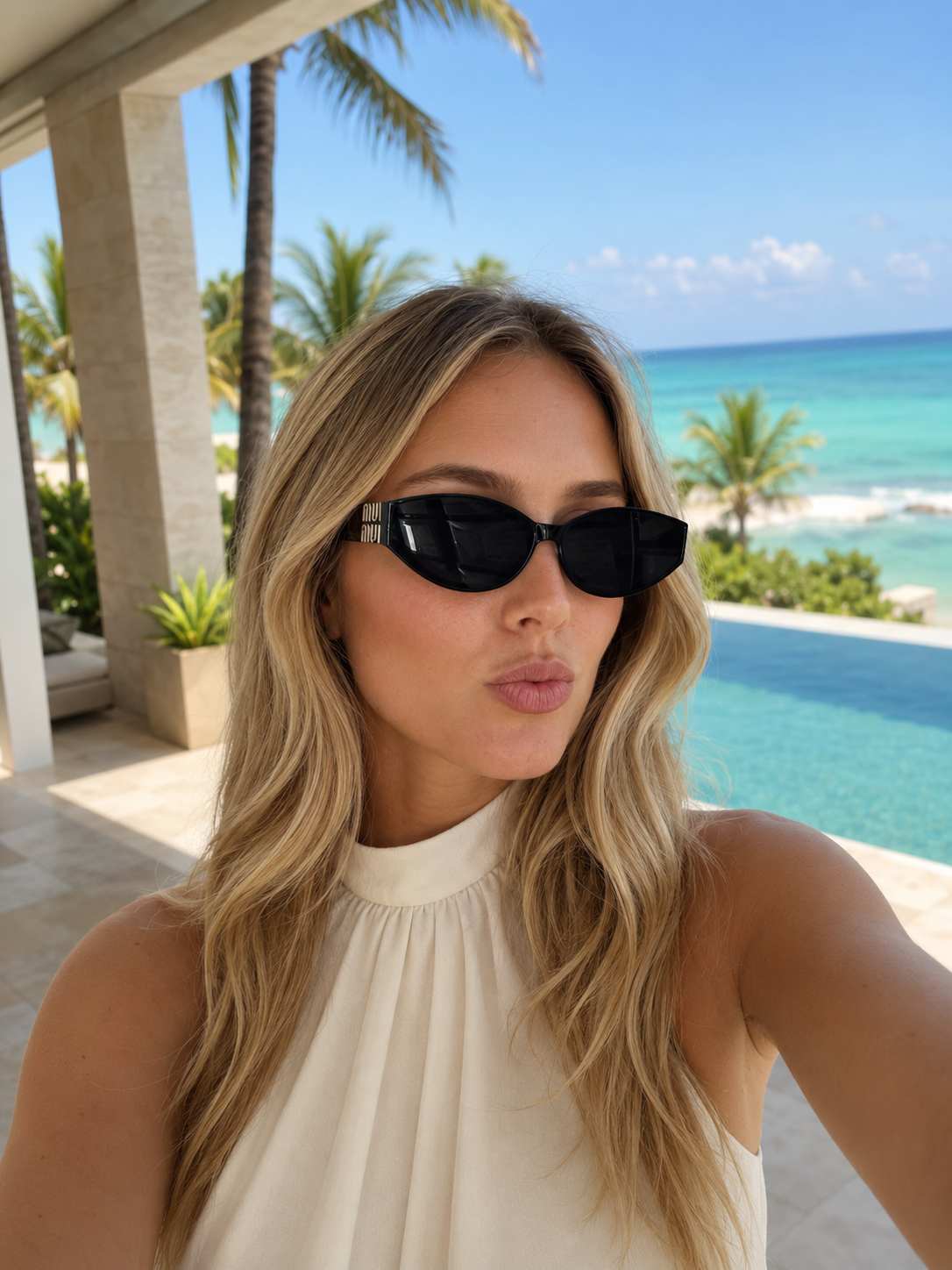 Glasses Stylish Fashion Designer Women Men Sunglasses Cute Oval Trending Shades