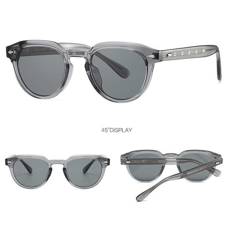 Unisex Luxury Round Sunglasses | Durable Metal Hinges