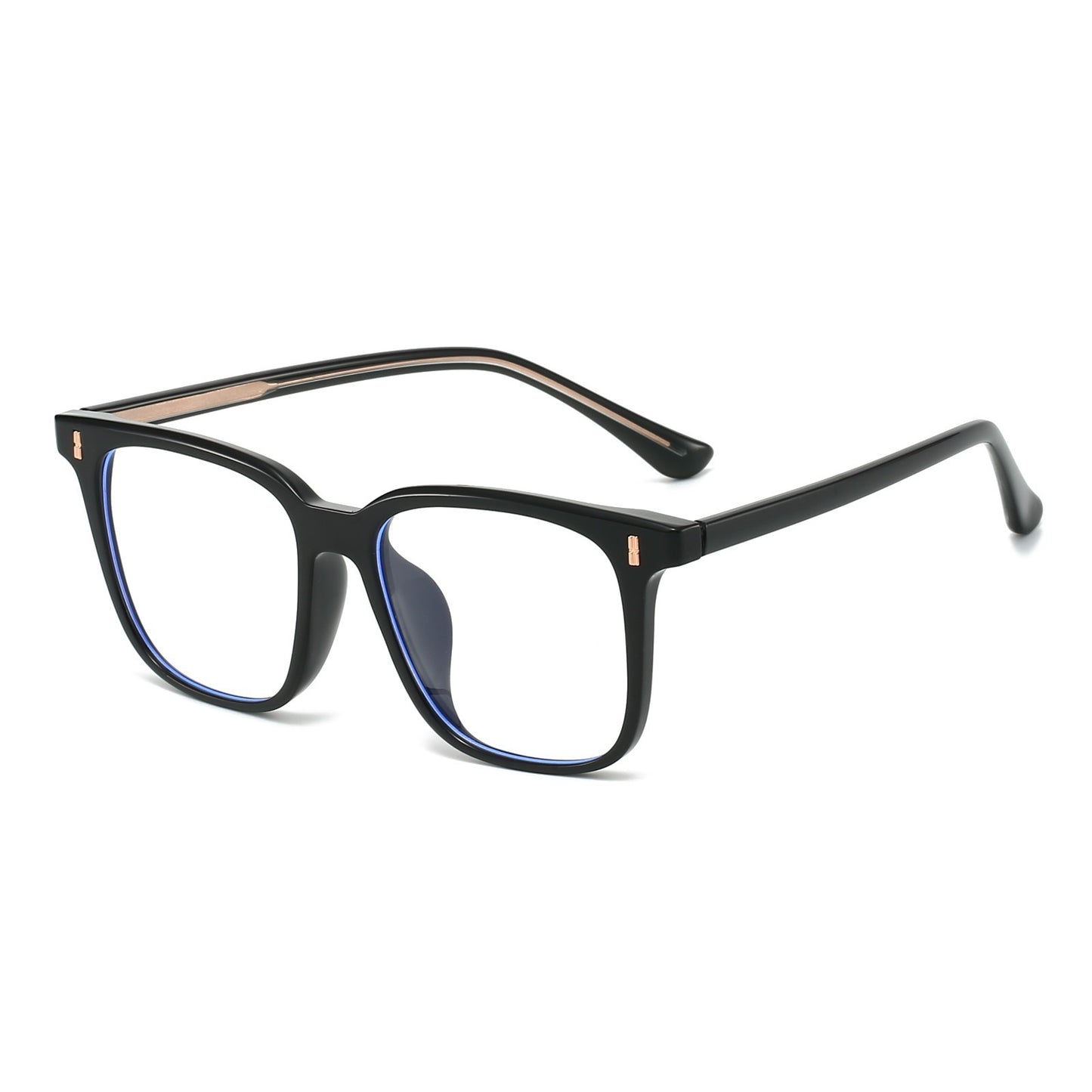 Unisex Modern Square Frame Glasses – Anti Blue Light for Gaming & Work