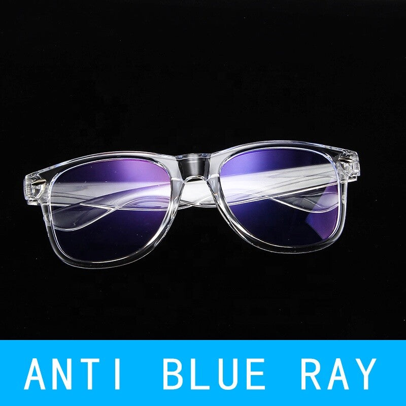 Cool Unisex Crystal Clear Lens Nerd Geek Glasses Eyewear For Men Womens Vintage