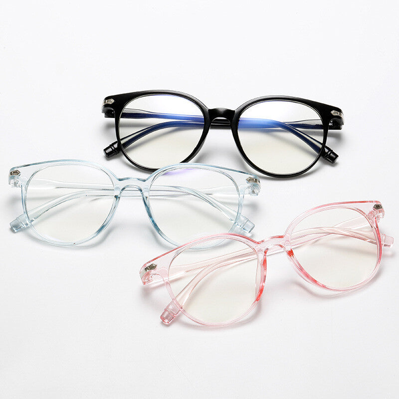 Gaming Glasses Blue Light Blocking Computer Round Vintage Eye wear Geek Anti UV