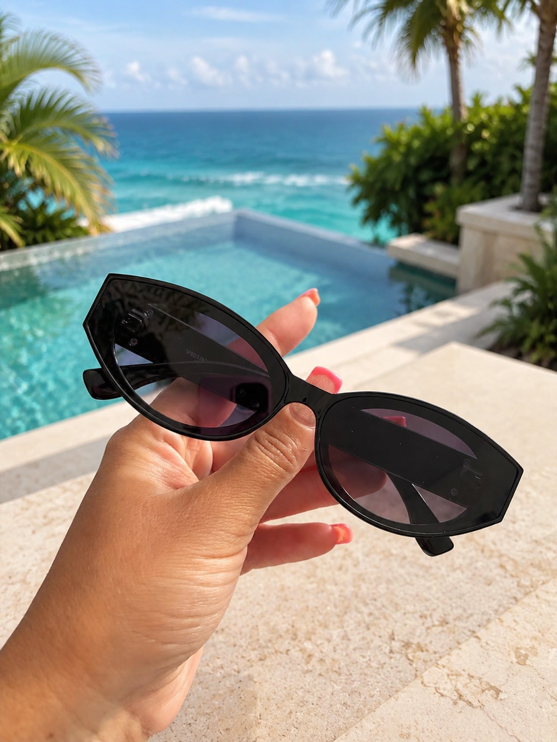 Glasses Stylish Fashion Designer Women Men Sunglasses Cute Oval Trending Shades