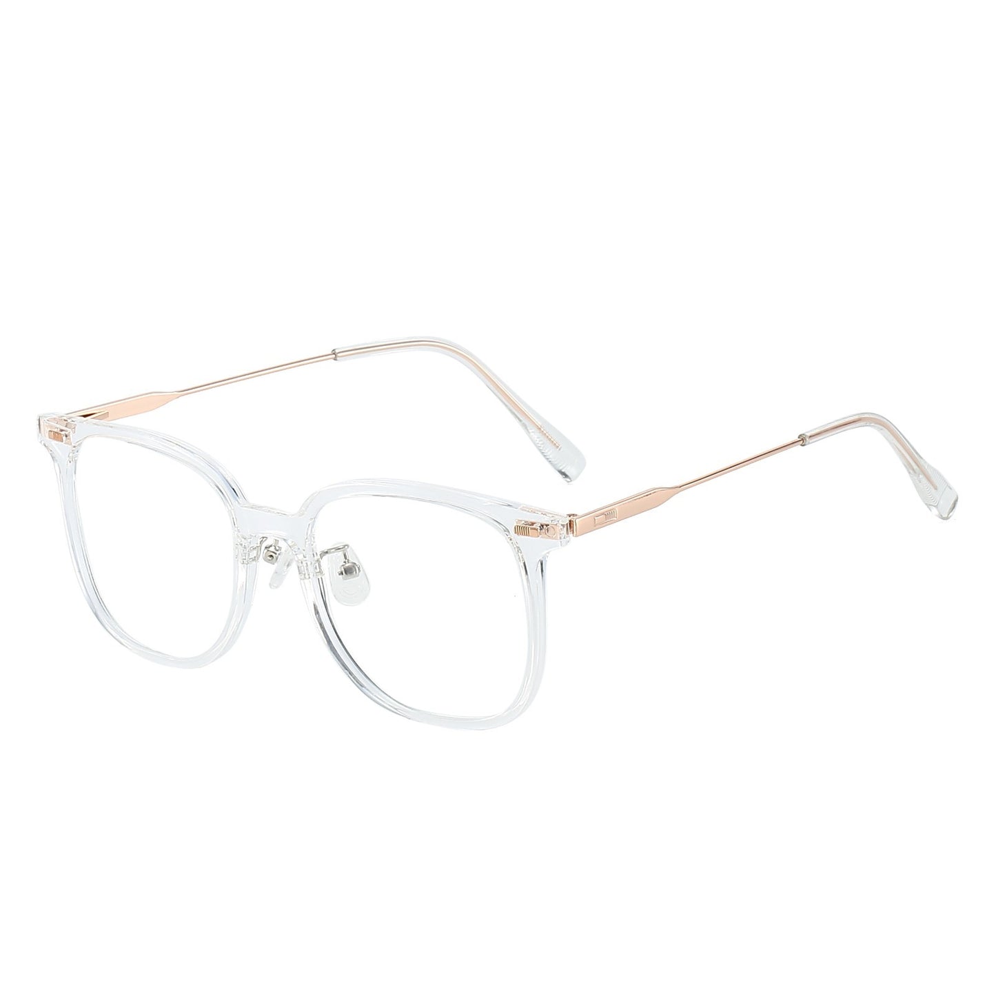 Black Round Unisex Blue Light Blocking Glasses