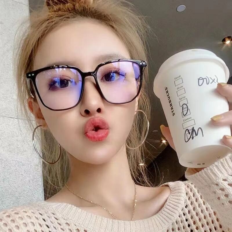 Accessories Fashion Anti-blue Light Glasses Lightweight Square Eyewear Unisex