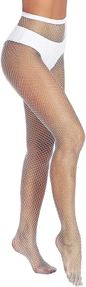 Sexy Women Luminous Fishnet Stockings High Waist Mesh Tights Glow In The Dark UK