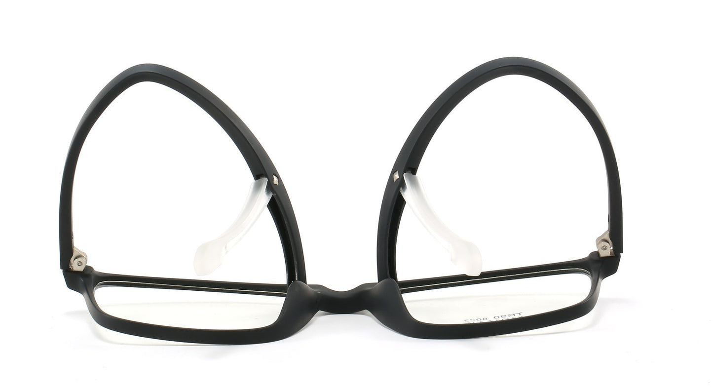 Blue Light Blocking Glasses Rectangle Black Lightweight Computer Glasses TR90