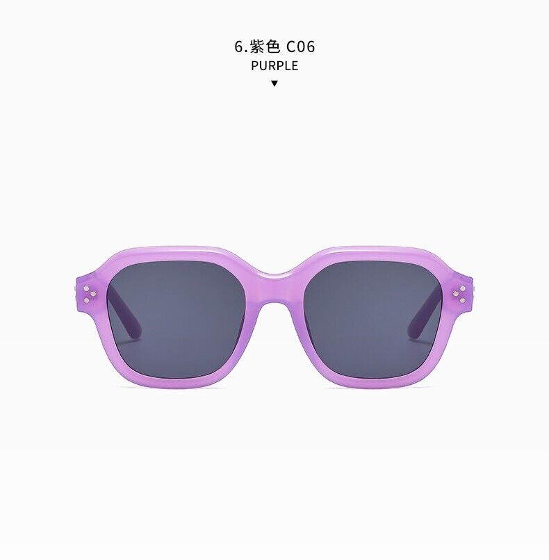 Retro Candy Color UV400 Eyewear Sun Glasses Women's Sunglasses Men's Shades