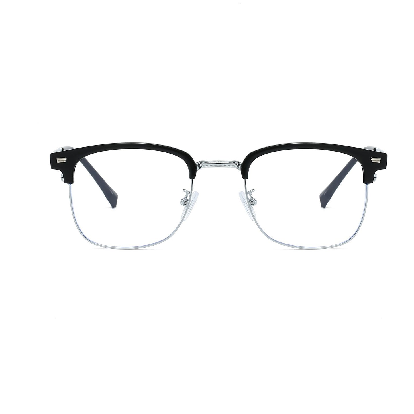 Unisex Metal Square Anti Blue Light Glasses – Eye Protection for Screens