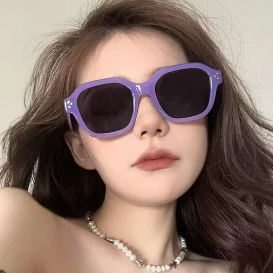 Retro Candy Color UV400 Eyewear Sun Glasses Women's Sunglasses Men's Shades