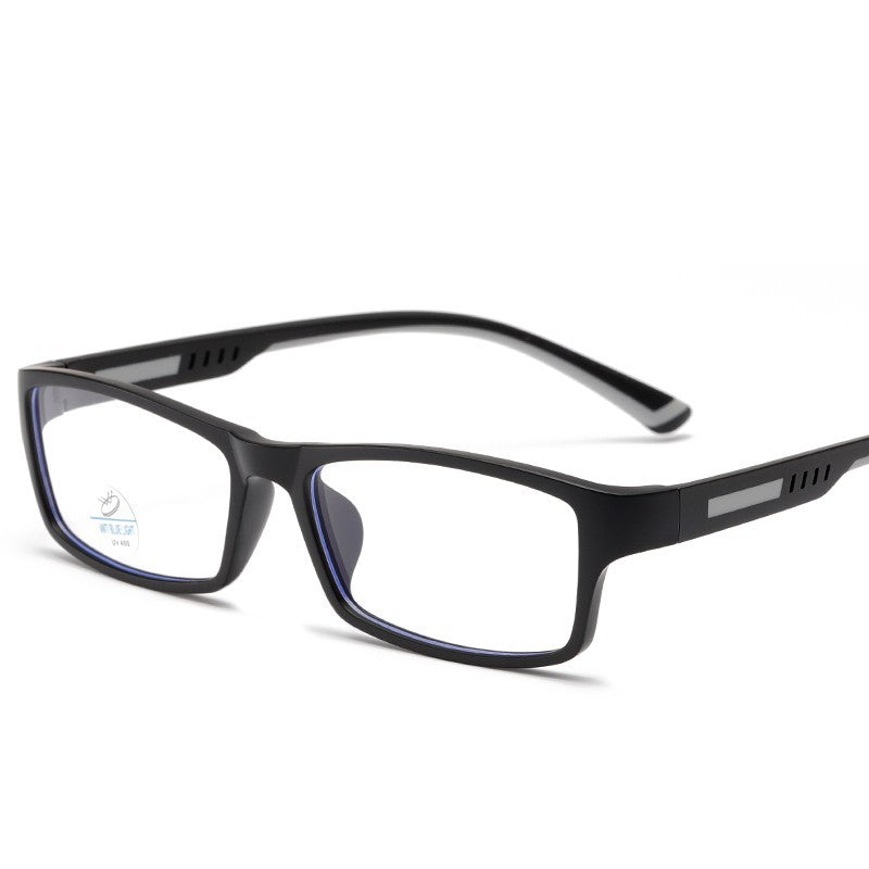 Blue Light Blocking Glasses Rectangle Black Computer Gaming Glasses TR90 Unisex
