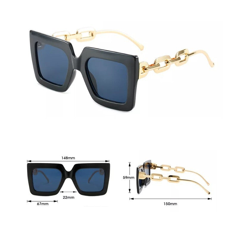Large Oversized Ladies Women Sunglasses Desinger Big Frame Retro Vintage Fashion