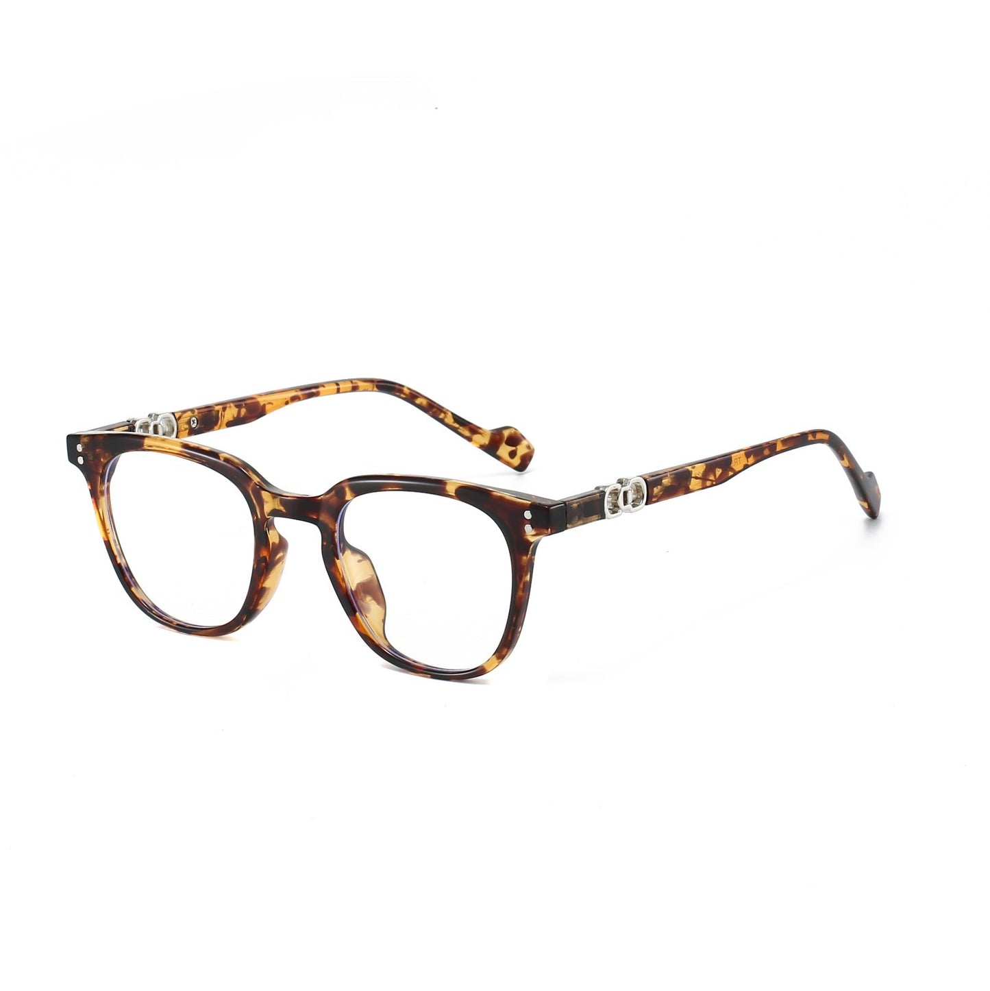 Black Unisex Trendy Round Frame Blue Light Glasses – Digital Screen Protection