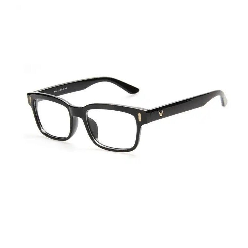 Hot Fashion Mens Womens Retro Clear Lens Glasses Frame Eyewear Unisex - Black