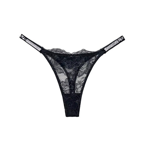 Women’s Crystal Love G-String Thong Nightclub Underwear