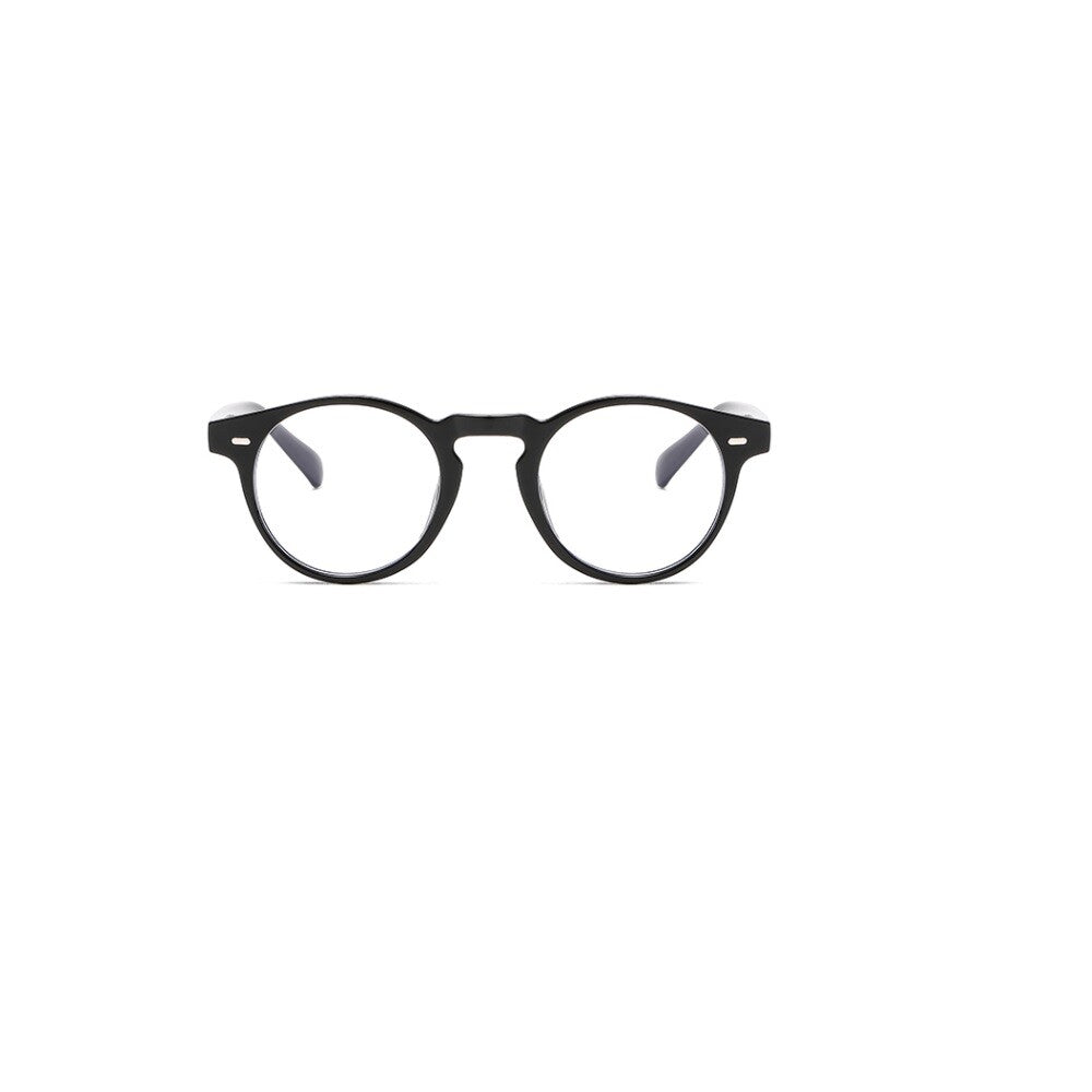 2021 Men Round Frame Blue Ray Blocking Computer Eyeglasses Small Size Glasses
