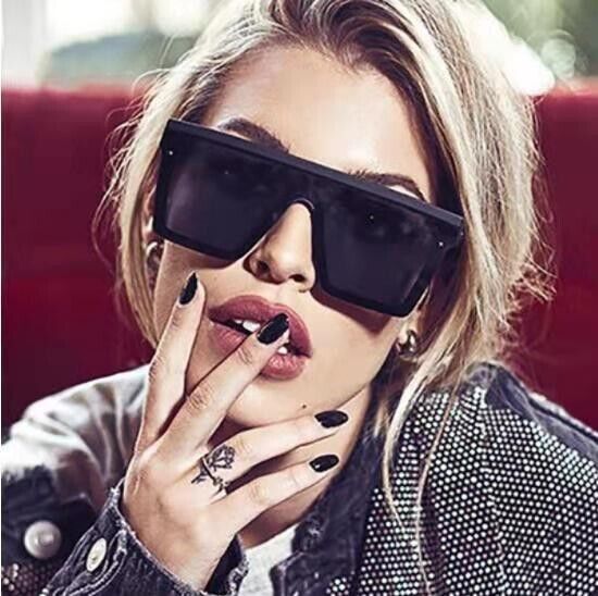 Large Oversized Ladies Women Sunglasses Desinger Big Frame Retro Vintage Fashion