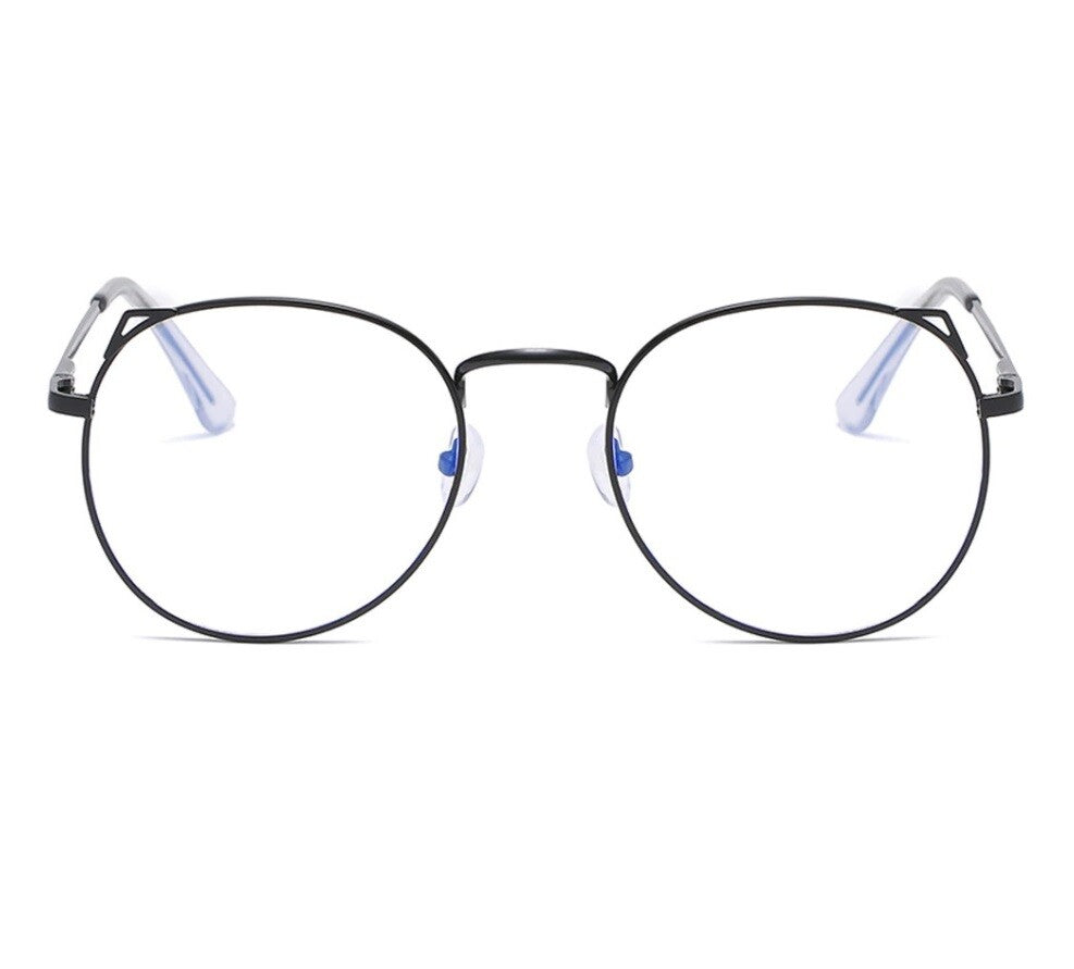 Cat Eye Glasses Eyeglasses For Women Retro Anti Blue Light Eyewear