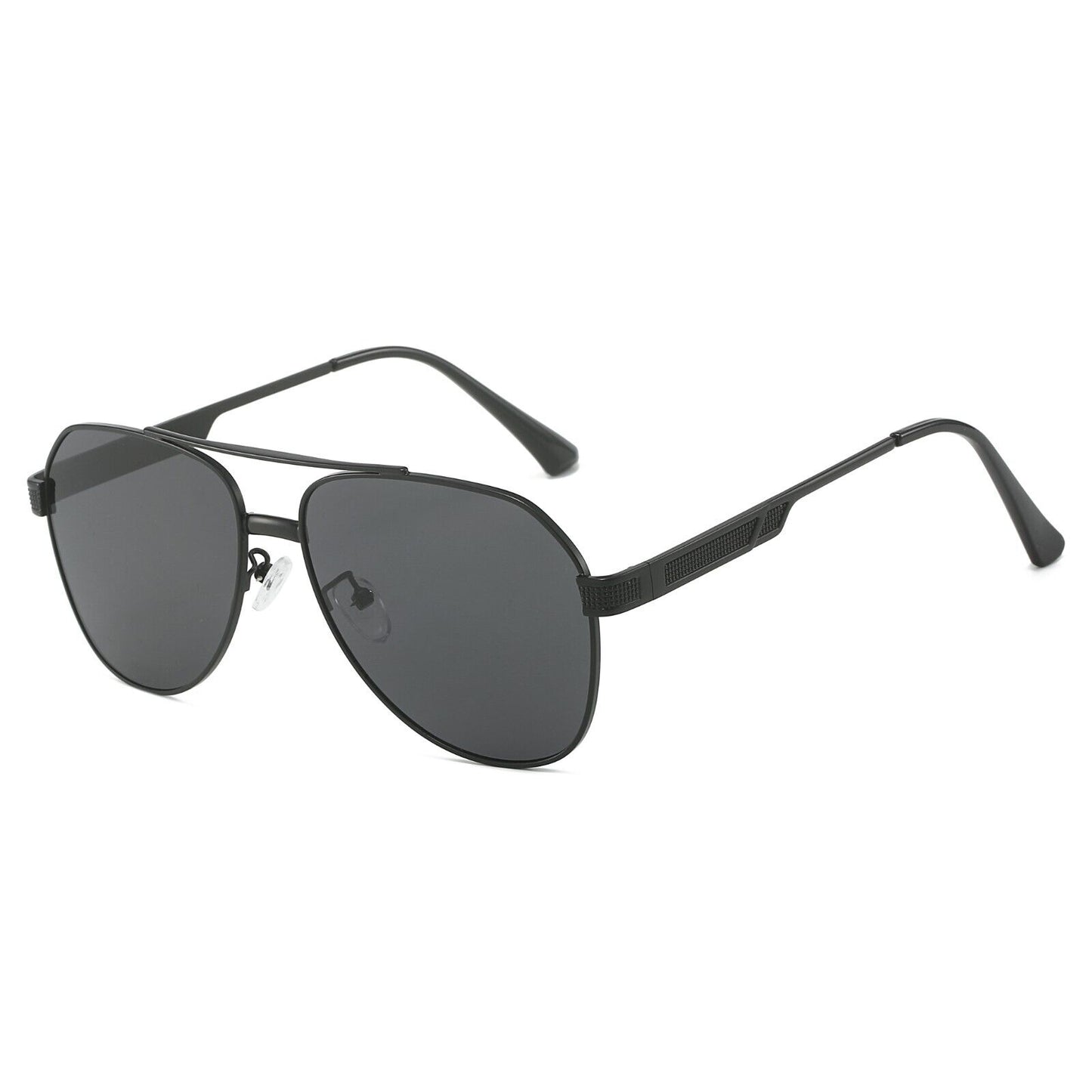 Classic Women' Men' Metal Frame Double Beam Shades Anti-UV400 Sunglasses
