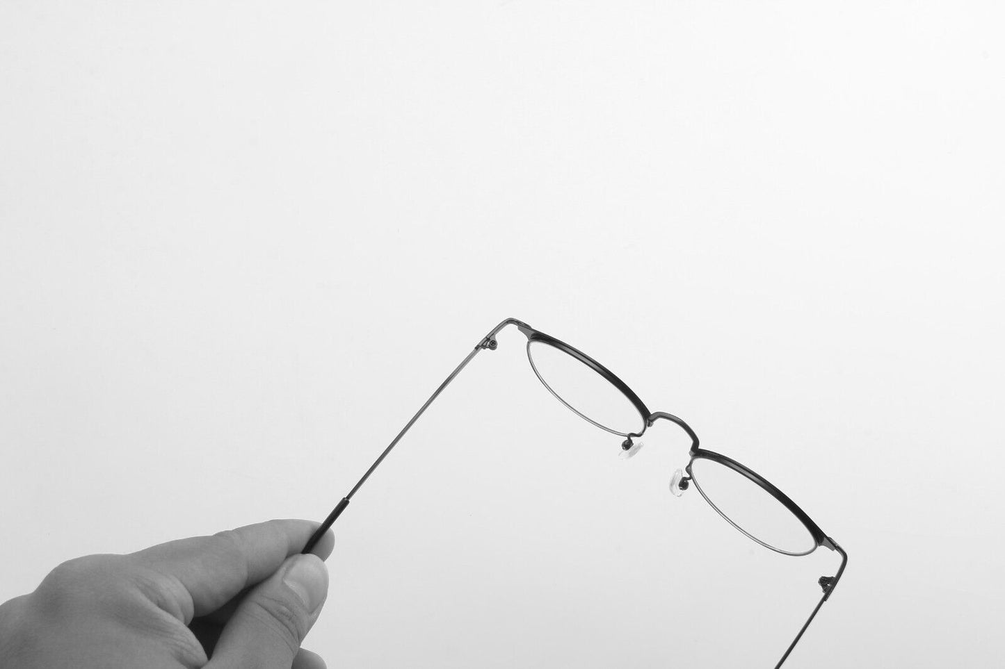 Unisex Round Metal Frame Clear lens Retro Geek Glasses