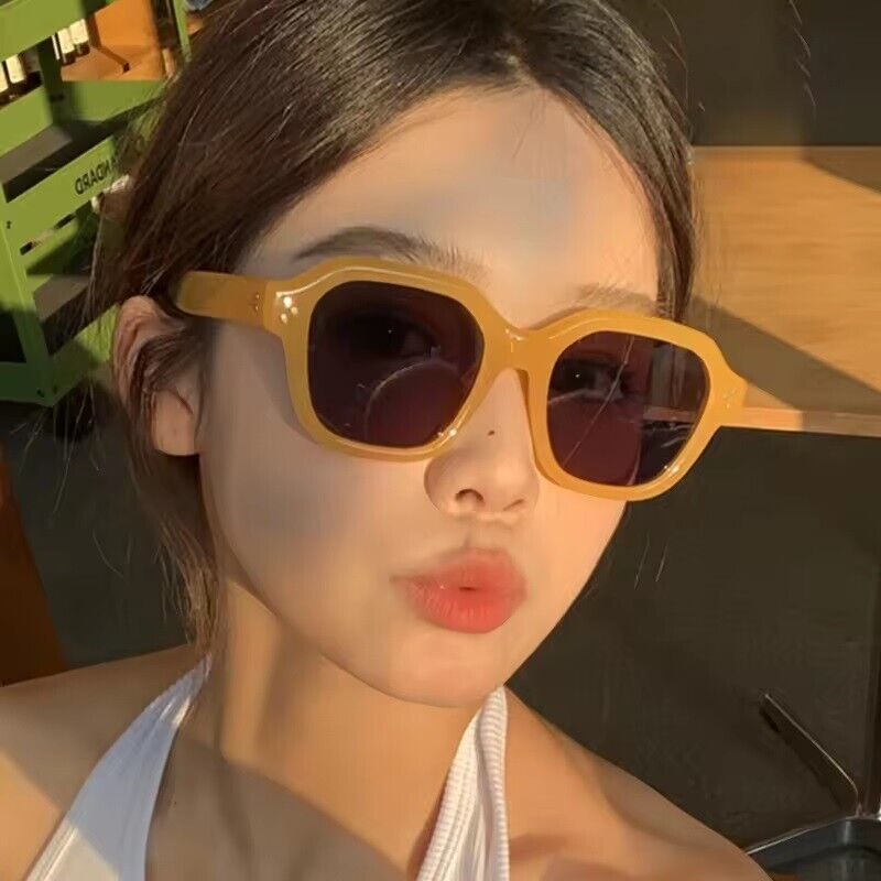 Retro Candy Color UV400 Eyewear Sun Glasses Women's Sunglasses Men's Shades