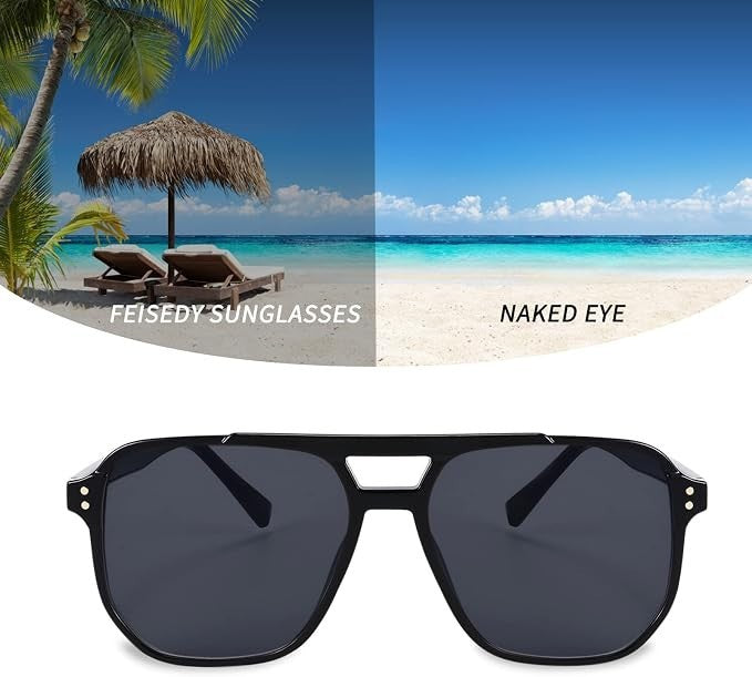 Unisex Black UV400 Fashion Designer Style Sunglasses UV400 Driving Glasses UK