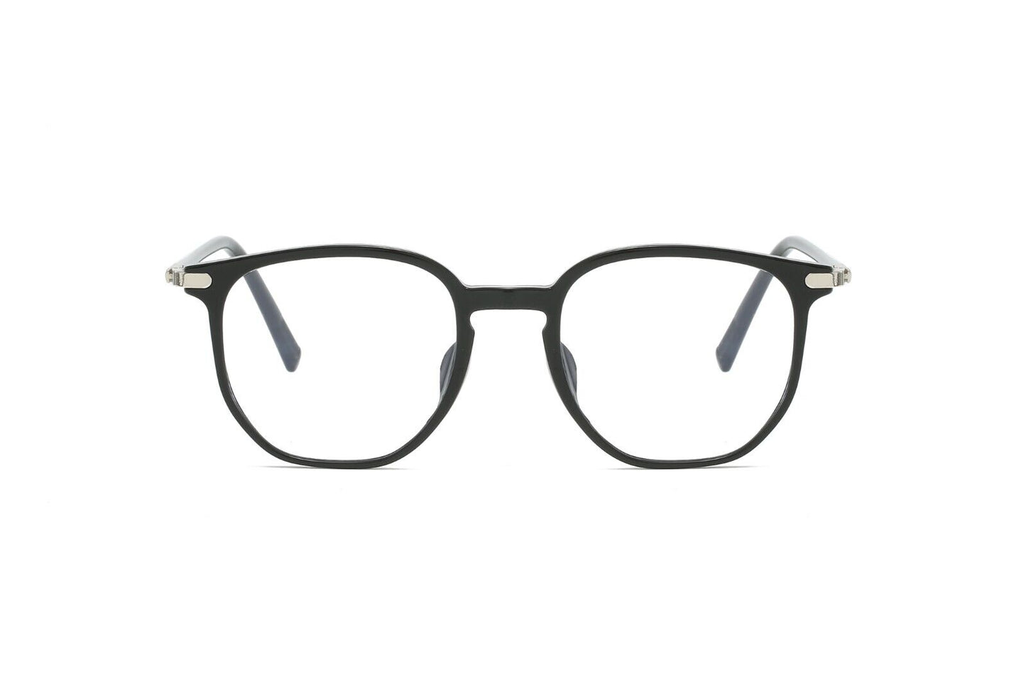 Unisex Round Anti Blue Light Blocking Glasses - Trendy Eye Protection UK Glasses
