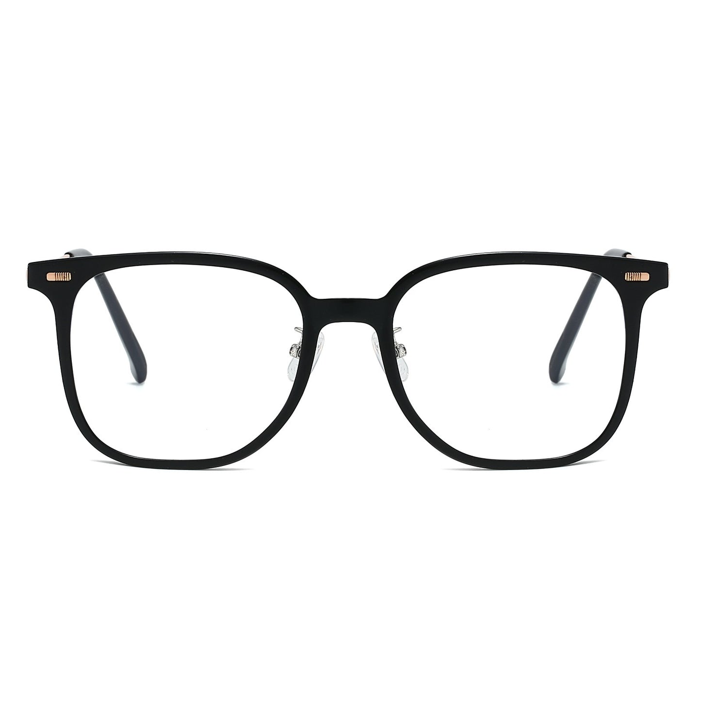 Black Round Unisex Blue Light Blocking Glasses