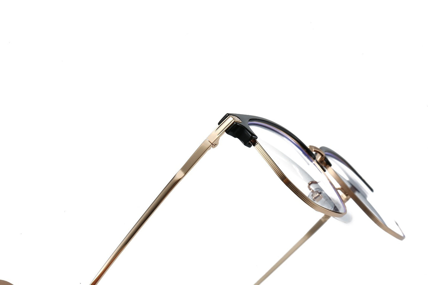 Unisex Classic Metal Square Glasses Anti Blue Light Lenses for Screen Protection