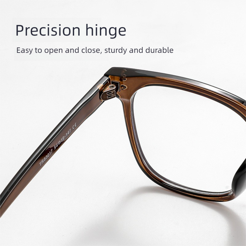 Classic Square Blue Light Filter Glasses Unisex Anti-Glare Eyewear for Computer