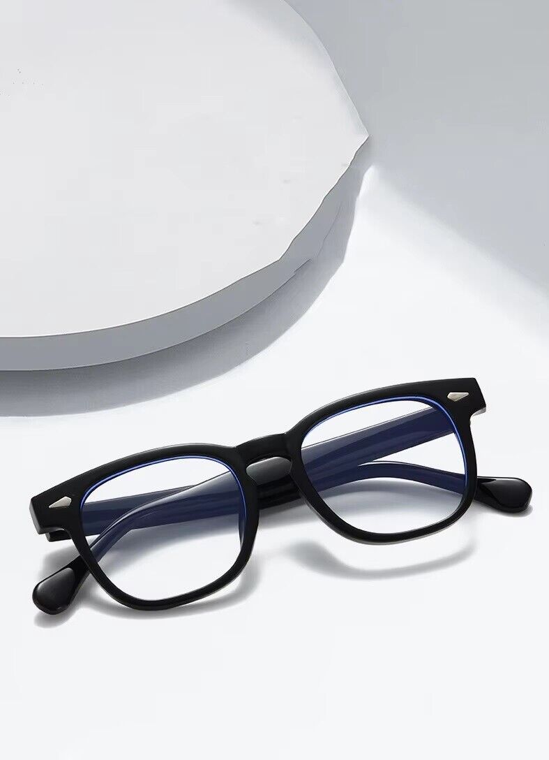 Small Square Anti Blue Light Blocking Glasses - Stylish Eye Protection Daily Use