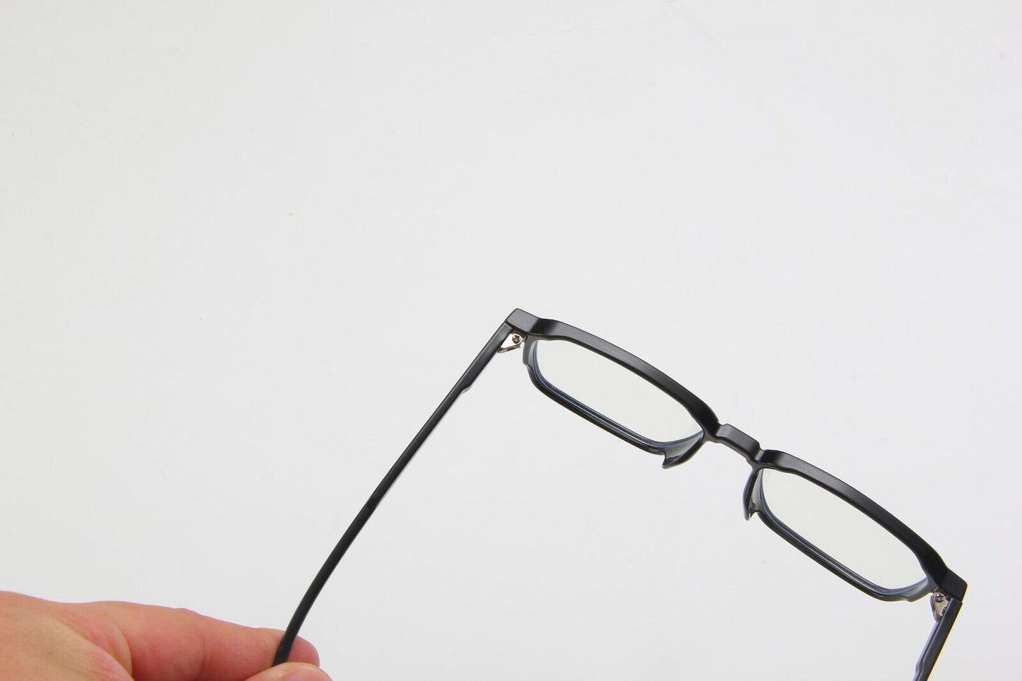 Fashion Superlight Retro Square Anti-blue Light Black Glasses Lightweight UK