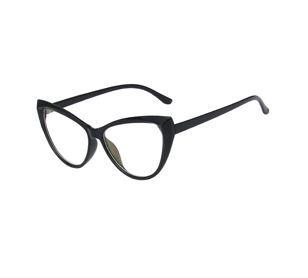 Womens Fashion Eyewear Shades Black Hot Fashion Clear Lens Nerd Geek Glasses UK