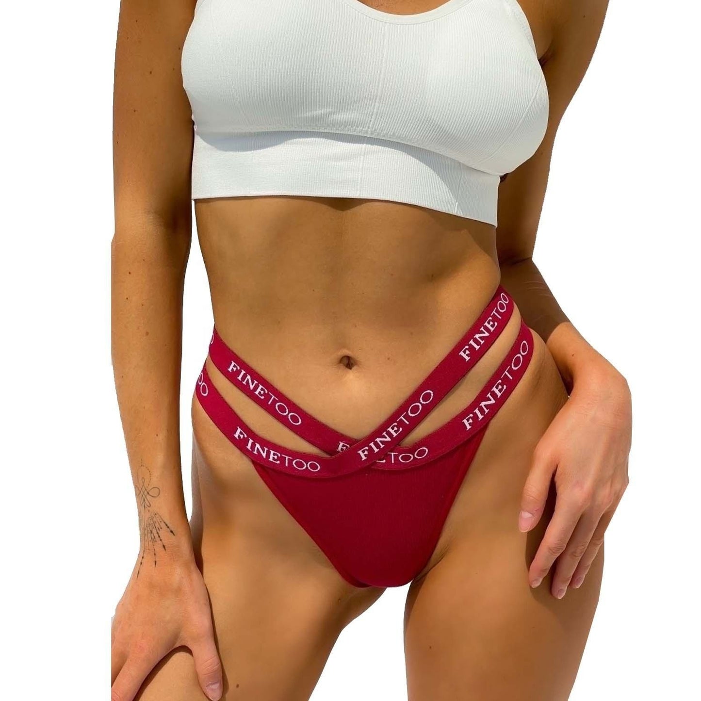 Women’s G-String Thong – Double Belt Waist  Sexy Lingerie Nightclub Underwear