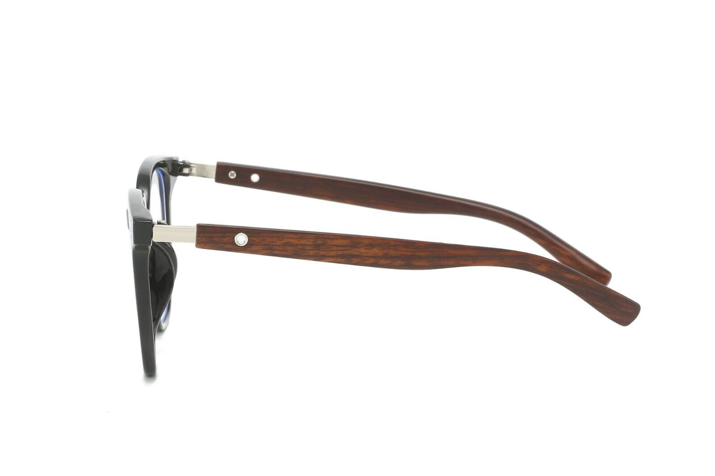 Eyeglasses Frames Trend Flat Glasses Men Women Wood Grain Legs Fashion Style
