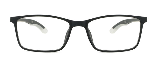 Blue Light Blocking Glasses Rectangle Black Lightweight Computer Glasses TR90