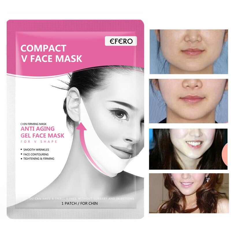 Compact V Face Mask For V Shape Ear Hook Anti-aging Tightening Gel Sleeping Mask