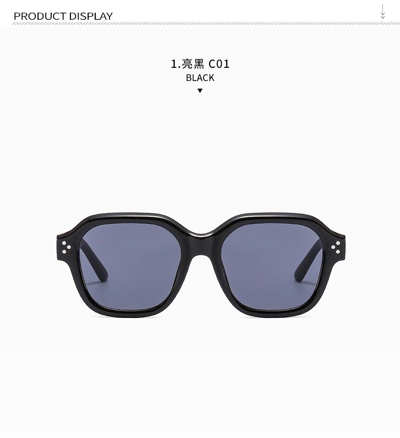 Retro Candy Color UV400 Eyewear Sun Glasses Women's Sunglasses Men's Shades