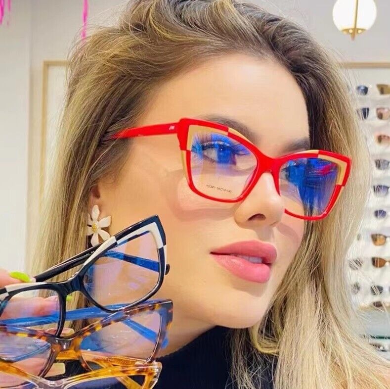 Stylish Cat Eye Anti Blue Light Blocking Glasses - Protect Your Eyes in Style!