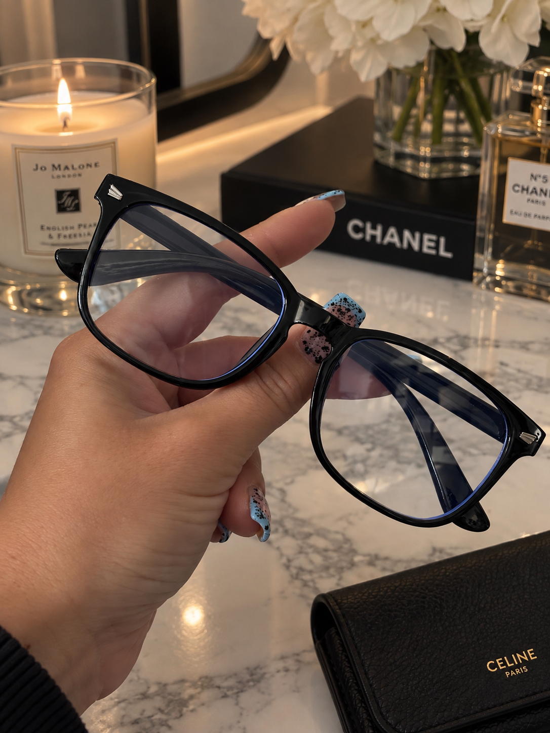 Luxury Glasses Blue Light Blocking Computer Smart Phone Eyewear Gamer Anti UV
