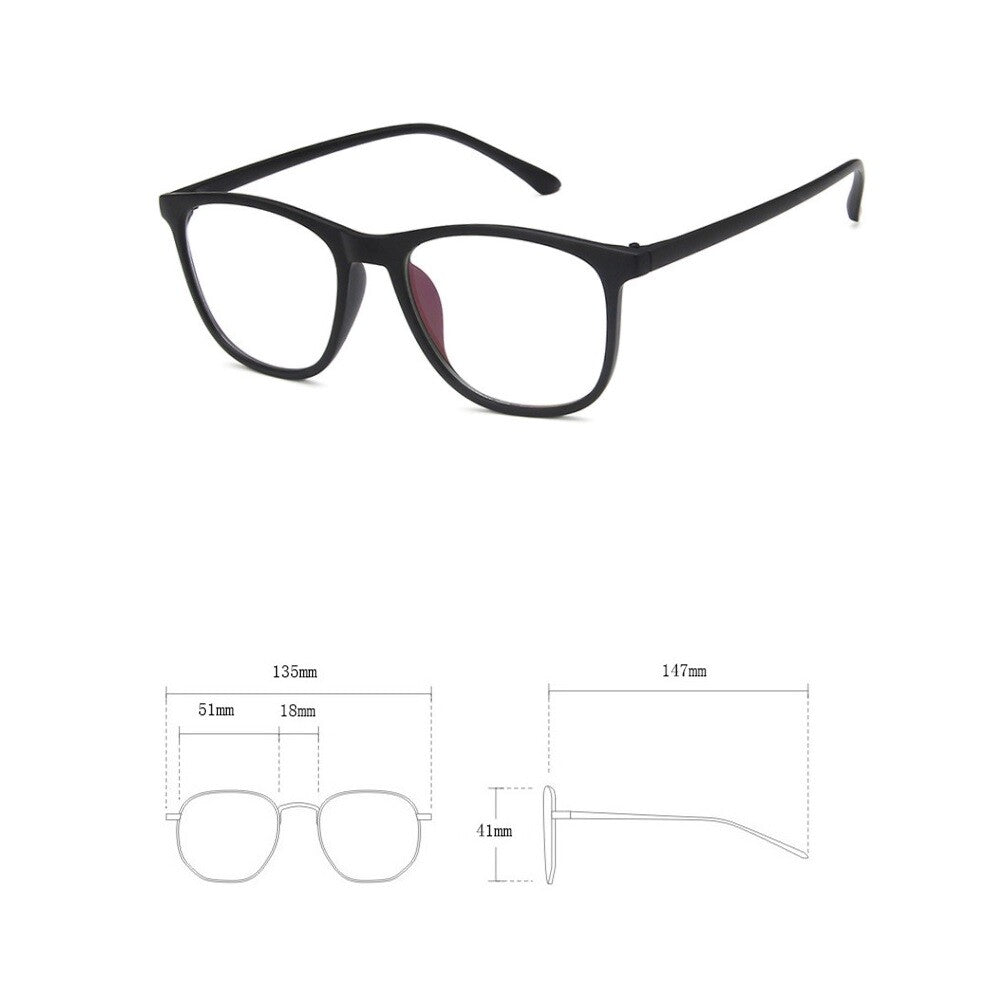 Vintage Glasses Frame Women Retro Optical Glasses Eyeglasses Frames Men Eyewear