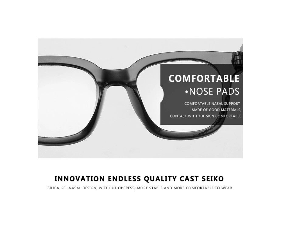 Mens Womens Retro Clear Lens Glasses Frame Hot Fashion Square Eyewear Unisex UK