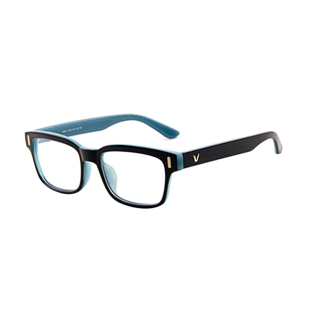 Hot Fashion Mens Womens Retro Clear Lens Glasses Frame Eyewear Unisex - Black
