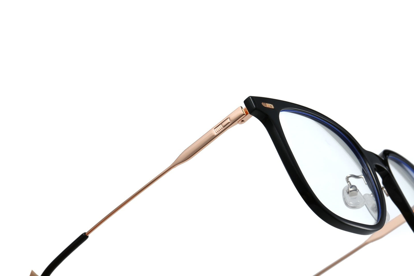 Black Round Unisex Blue Light Blocking Glasses