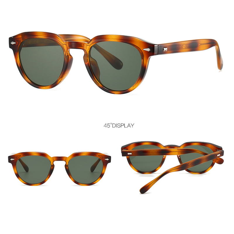 Unisex Luxury Round Sunglasses | Durable Metal Hinges